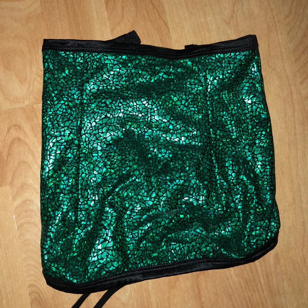 Hologram Corset CroppedTube Top